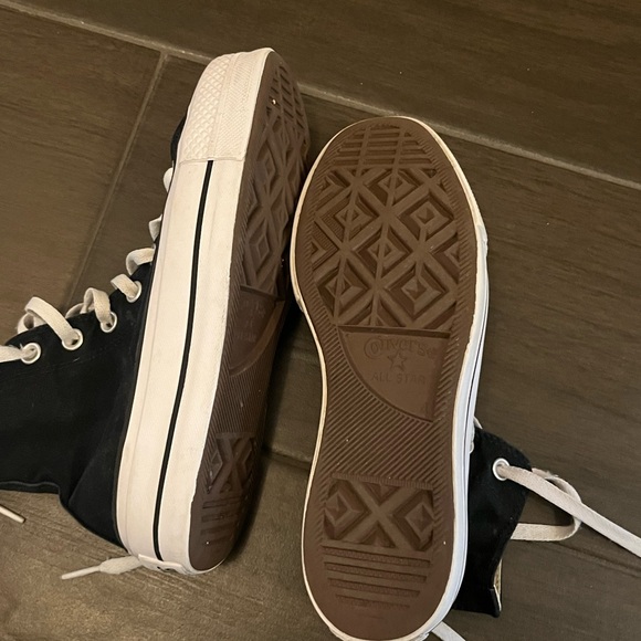 Converse Chuck Taylor All Star Platform Canvas - color Black - Picture 5 of 7